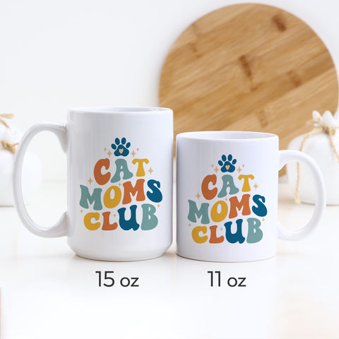 Cat Moms Club Pet Ceramic Mug