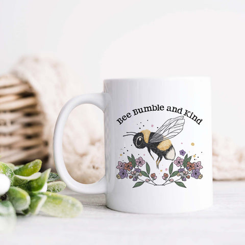 Bee Bumble And Kind Ceramic Mug