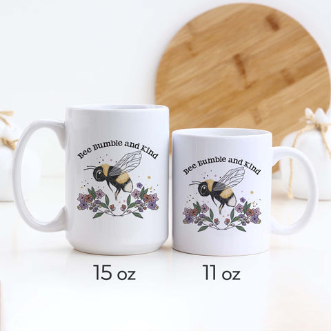 Bee Bumble And Kind Ceramic Mug