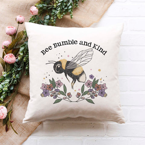 Bee Bumble And Kind Pillow Cover