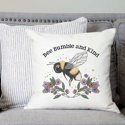 Bee Bumble And Kind Pillow Cover