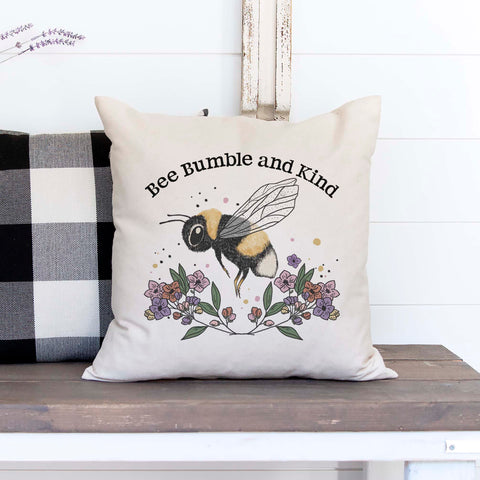 Bee Bumble And Kind Pillow Cover