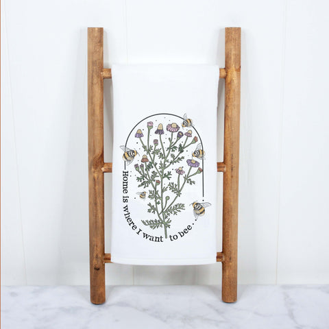 Home Is Where I Want to Bee Kitchen Towel