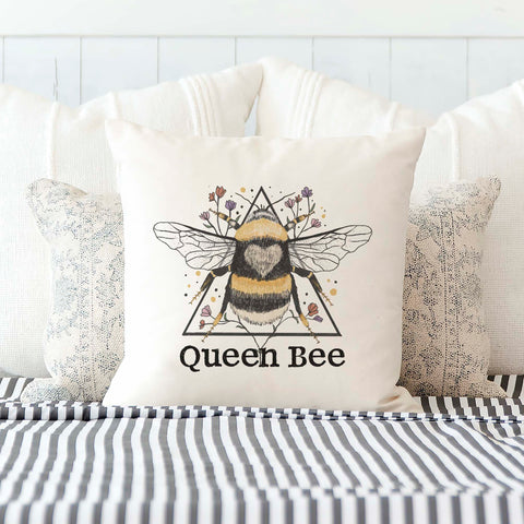 Queen Bee Pillow Cover