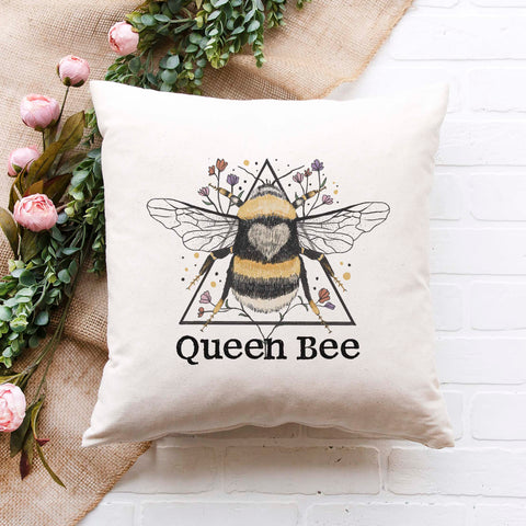 Queen Bee Pillow Cover