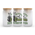 Weapons Of Grass Destruction Golf Frosted Glass Can Tumbler