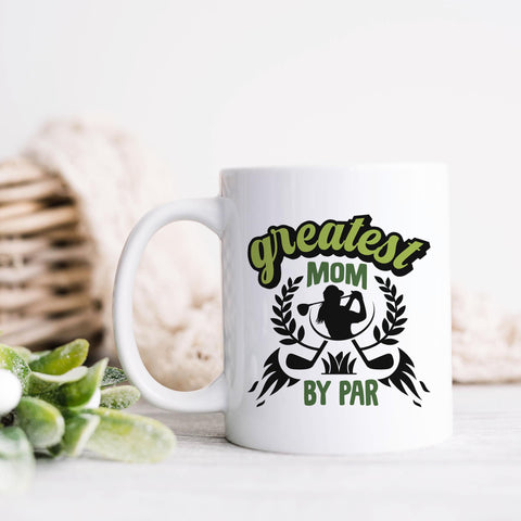 Greatest Mom By Par Golf Ceramic Mug