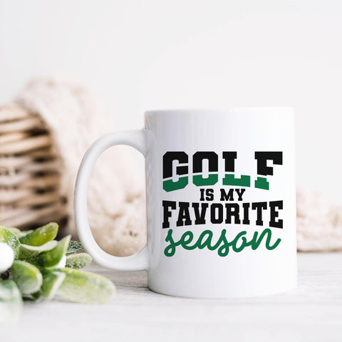 Golf Is My Favorite Season Ceramic Mug