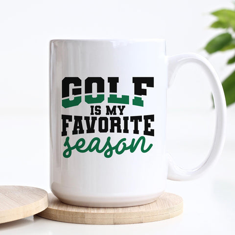 Golf Is My Favorite Season Ceramic Mug