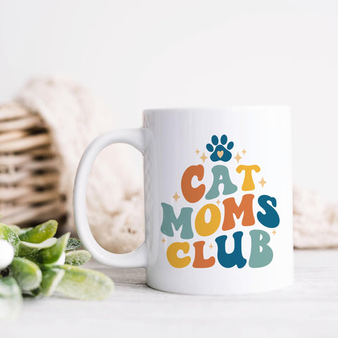 Cat Moms Club Pet Ceramic Mug