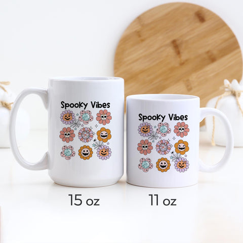 Spooky Vibes Halloween Ceramic Mug