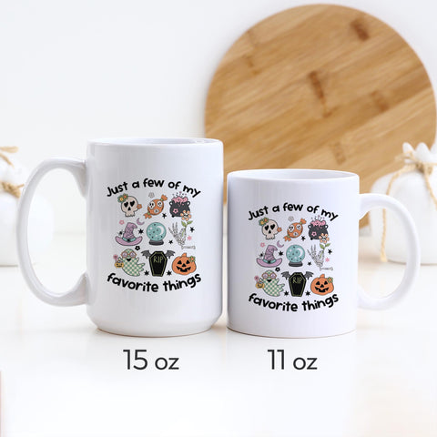 Just A Few Of My Favorite Things Halloween Ceramic Mug