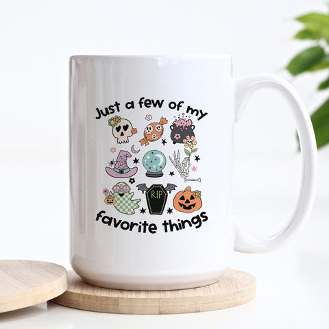Just A Few Of My Favorite Things Halloween Ceramic Mug