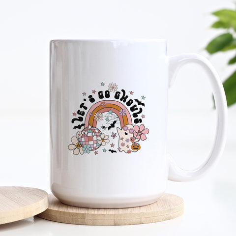 Let's Go Ghouls Halloween Ceramic Mug