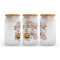 Tis The Season Halloween Frosted Glass Can Tumbler