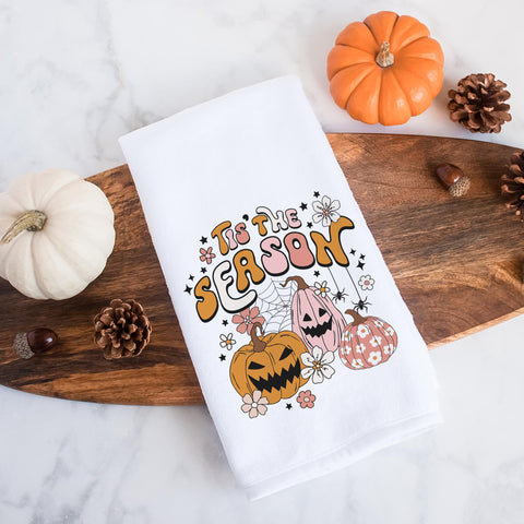 Tis The Season Halloween Kitchen Towel