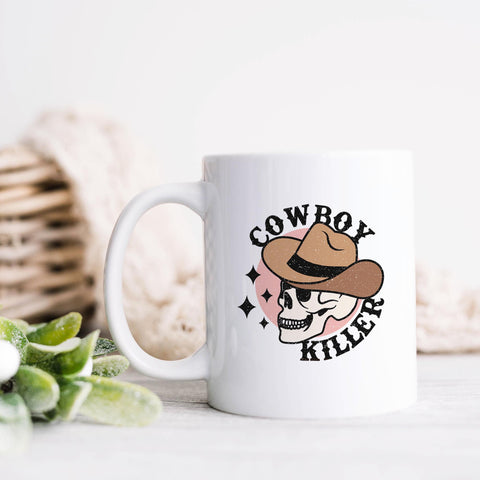 Cowboy Killer Halloween Ceramic Mug