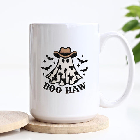 Boo Haw Halloween Ceramic Mug