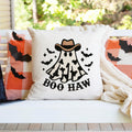 Boo Haw Cowboy Halloween Pillow Cover