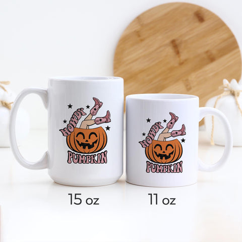 Howdy Pumpkin Halloween Ceramic Mug
