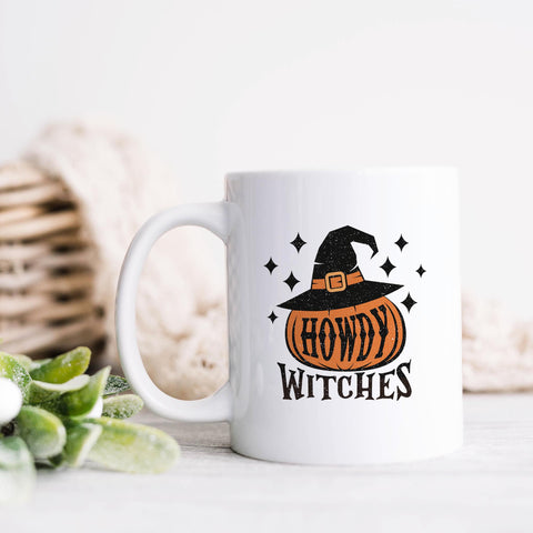 Howdy Witches Halloween Ceramic Mug