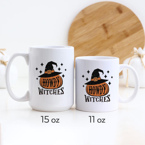 Howdy Witches Halloween Ceramic Mug