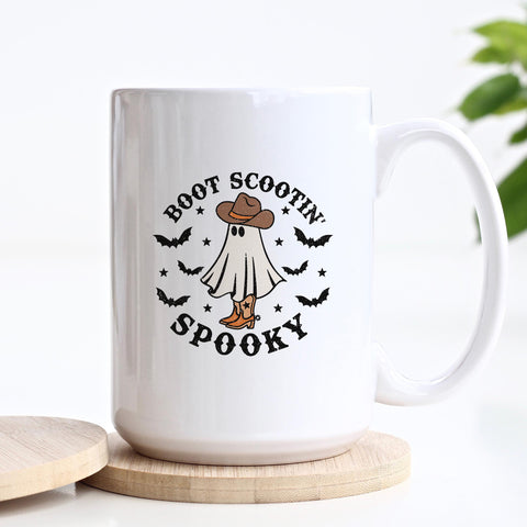 Boot Scootin Spooky Halloween Ceramic Mug