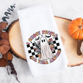 I Ghost People All Year Around Halloween Kitchen Towel