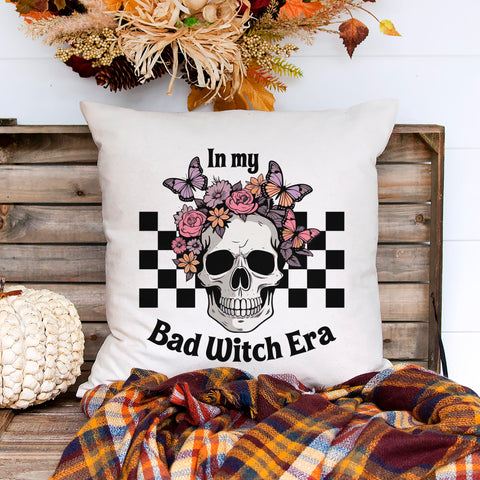 In My Bad Witch Era Halloween Pillow Cover
