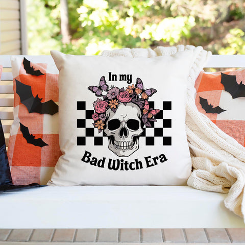 In My Bad Witch Era Halloween Pillow Cover