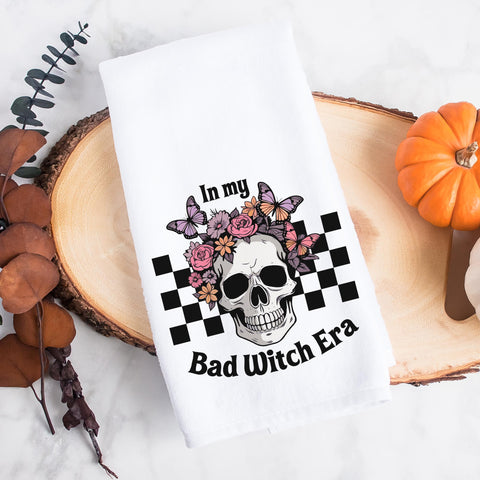 In My Bad Witch Era Halloween Kitchen Towel