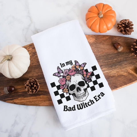 In My Bad Witch Era Halloween Kitchen Towel