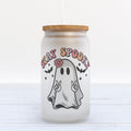 Stay Spooky Halloween Frosted Glass Can Tumbler