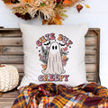 Cute But Creepy Retro Halloween Pillow Cover