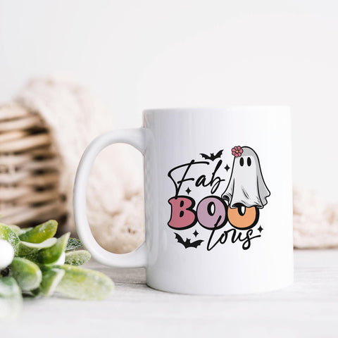 Fab Boo Lous Halloween Ceramic Mug