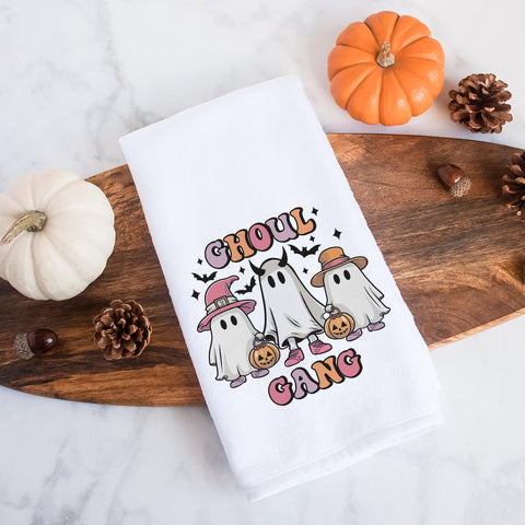 Ghoul Gang Halloween Kitchen Towel