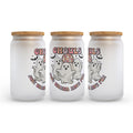 Ghouls Just Wanna Have Fun Halloween Frosted Glass Can Tumbler