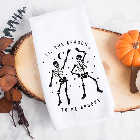 Tis The Season To Be Spooky Halloween Kitchen Towel
