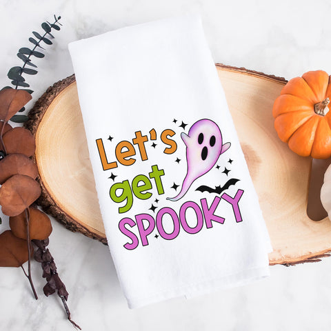 Let's Get Spooky Halloween Kitchen Towel