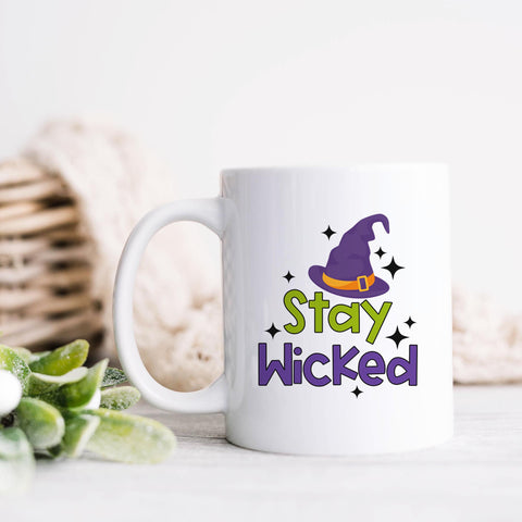 Stay Wicked Halloween Ceramic Mug