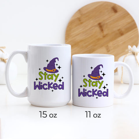 Stay Wicked Halloween Ceramic Mug