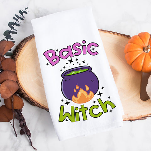 Basic Witch Halloween Kitchen Towel
