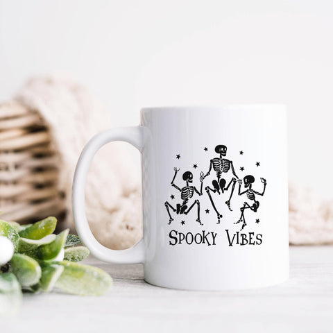Spooky Vibes Halloween Ceramic Mug