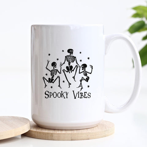 Spooky Vibes Halloween Ceramic Mug