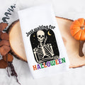 Just Waiting For Halloween Kitchen Towel