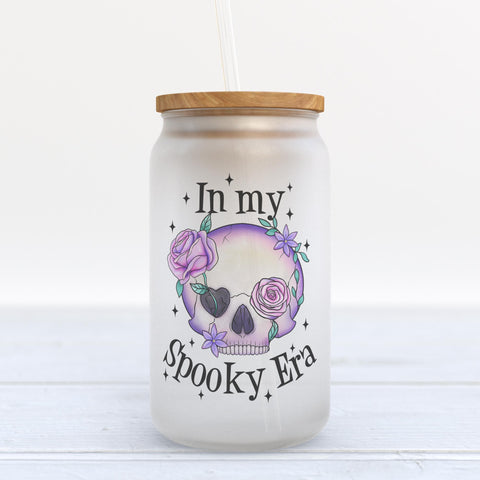 In My Spooky Era Halloween Frosted Glass Can Tumbler