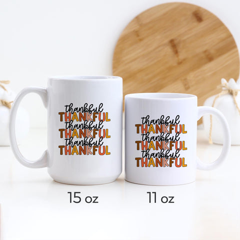 Thankful Fall Ceramic Mug