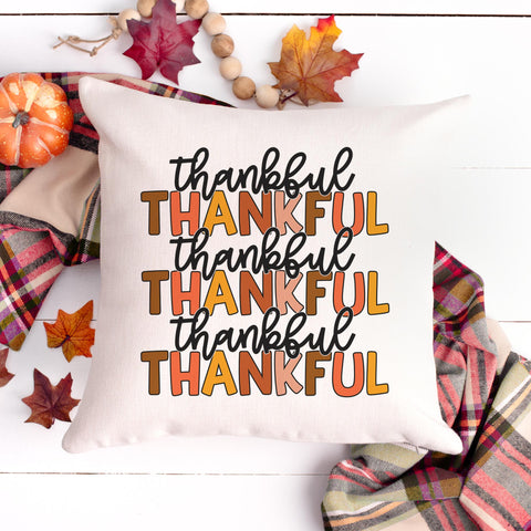 Thankful Fall Pillow Cover