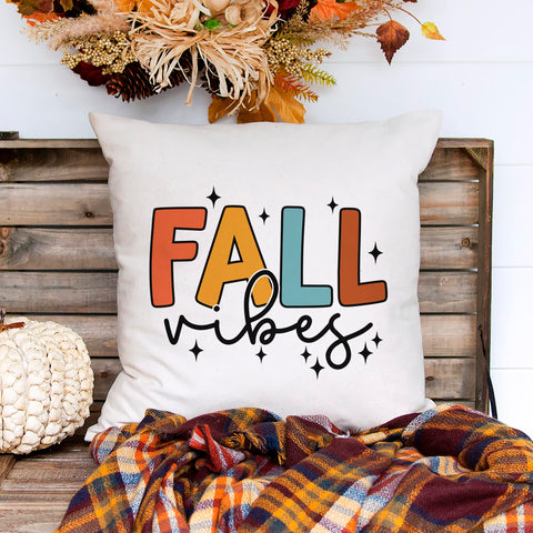 Fall Vibes Pillow Cover