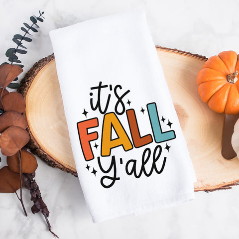 It's Fall Y'all Kitchen Towel